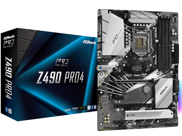 Дънни платки ASRock Z490 Pro4