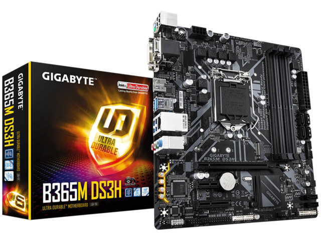 Дънни платки Gigabyte B365M DS3H