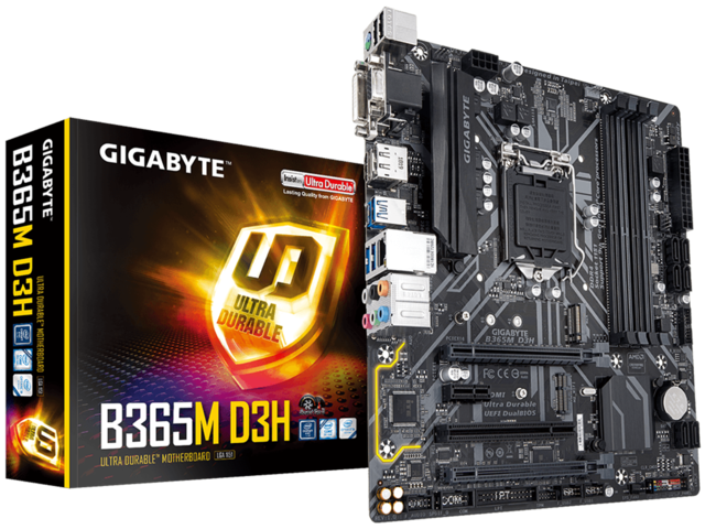 Дънни платки Gigabyte B365M D3H