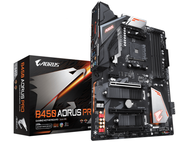 Дънни платки AORUS B450 Pro