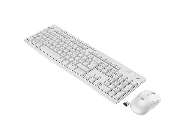 Клавиатури Logitech MK295 Silent Wireless Combo - OFF WHITE - US INTL 