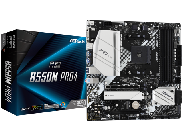 Дънни платки ASRock B550M Pro4