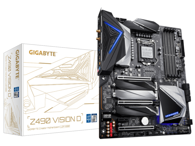 Дънни платки GIGABYTE Z490 VISION D