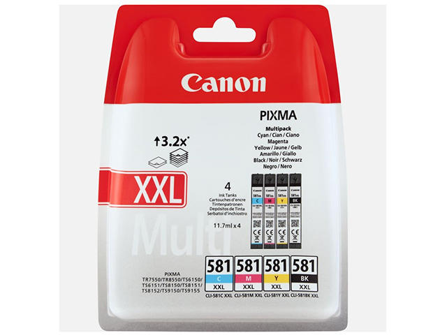 Консумативи Canon CLI-581 XXL C/M/Y/BK Multi Pack