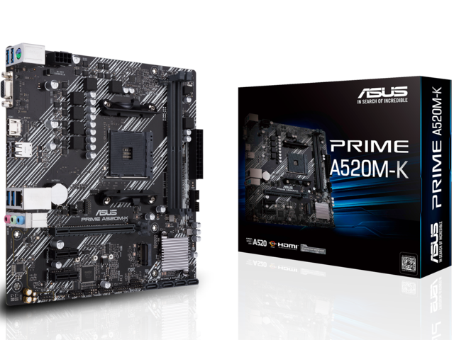 Дънни платки ASUS PRIME A520M-K