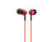 Слушалки Sony MDR-EX110LP, в червено