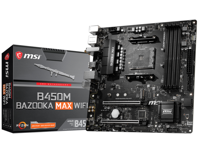 Дънни платки MSI B450M BAZOOKA MAX WiFi