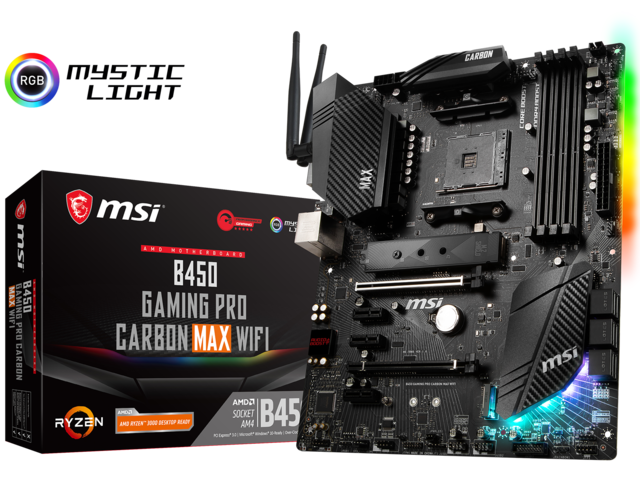 Дънни платки MSI B450 GAMING PRO CARBON MAX WiFi