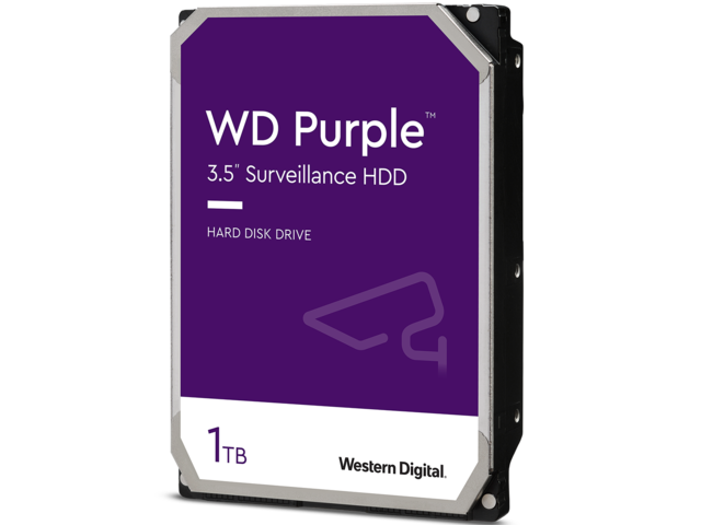 Твърди дискове 1TB 5400rpm Western Digital Purple Surveillance