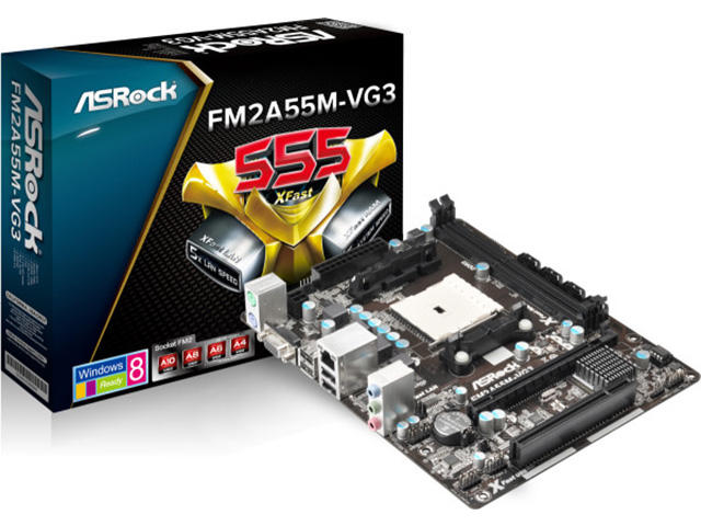 Дънни платки ASRock FM2A55M-VG3