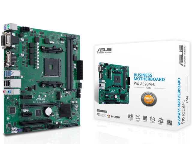 Дънни платки ASUS Pro A520M-C/CSM