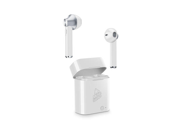 Слушалки Cellular line Music Sound TWS, в бяло