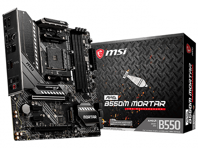 Дънни платки MSI MAG B550M MORTAR