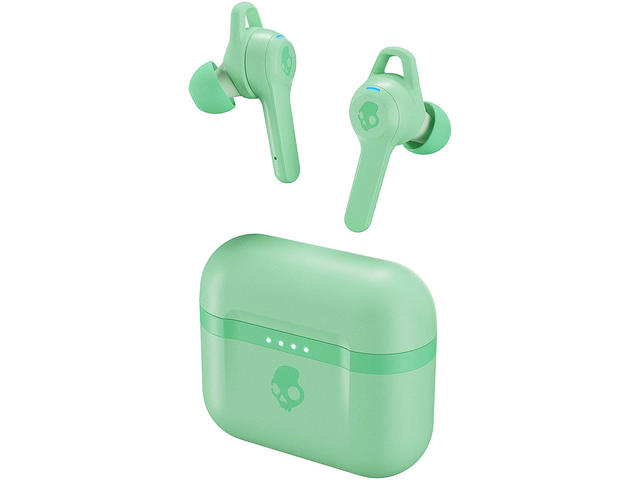 Слушалки Skullcandy Indy Evo, в цвят мента