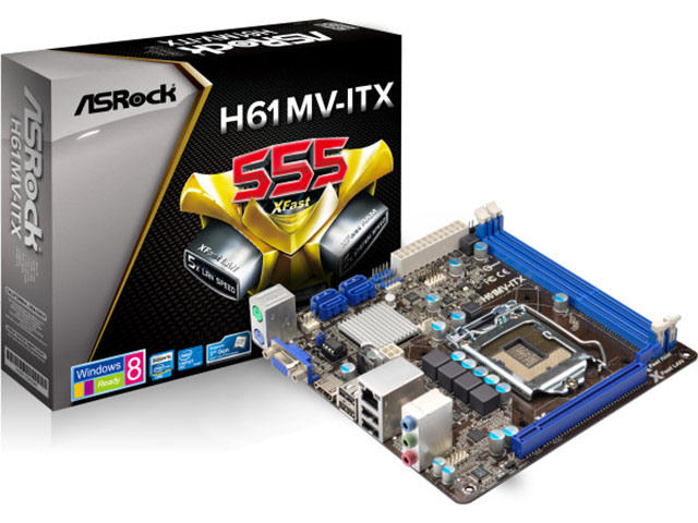 Дънни платки ASRock H61MV-ITX