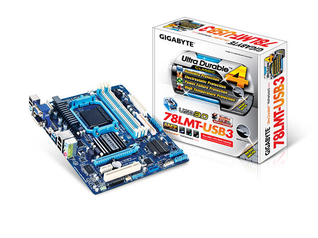 Дънни платки GIGABYTE GA-78LMT-USB3