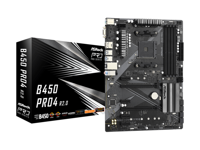 Дънни платки ASRock B450 Pro4 R2.0