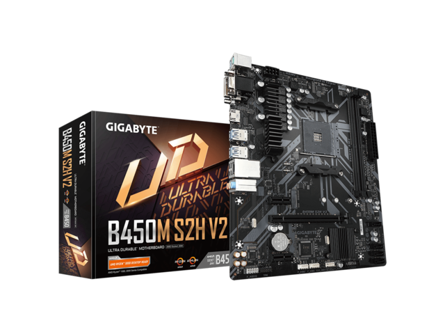Дънни платки Gigabyte B450M S2H V2