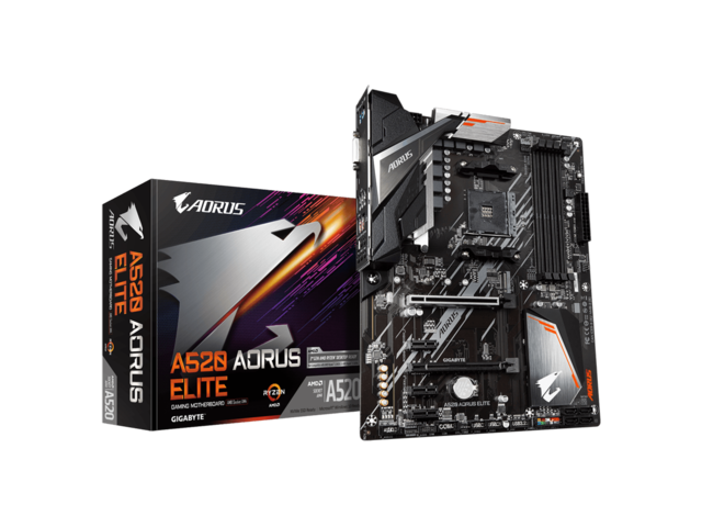 Дънни платки Gigabyte A520 Aorus Elite (rev. 1.0) 