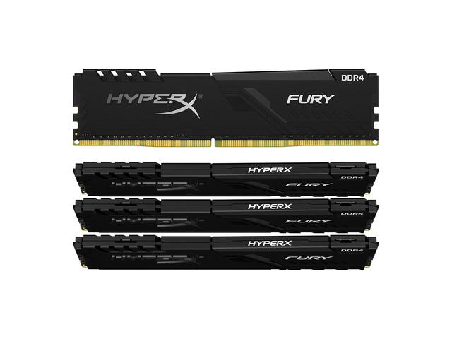 Оперативна памет 64GB (4x16GB) DDR4 3200MHz Kingston HyperX Fury