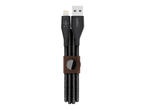 Кабели и Адаптери Belkin DuraTekª Plus Кабел Lightning към USB-A с кабел 1.2 м - черен