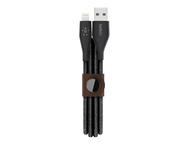 Кабели и Адаптери Belkin DuraTekª Plus Кабел Lightning към USB-A с кабел 3 м - черен