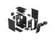 Кутии Fractal Design Meshify 2 Compact Black TG Dark