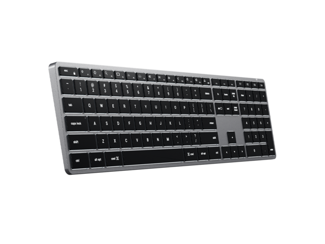 Клавиатури Satechi Slim X3 Bluetooth BACKLIT Wireless Keyboard - US - Space Grey