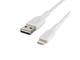 Кабели и Адаптери Belkin BOOST↑CHARGE™ Braided Lightning към USB-A Cable (15 см, бял)