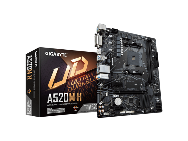 Дънни платки GIGABYTE A520M-H