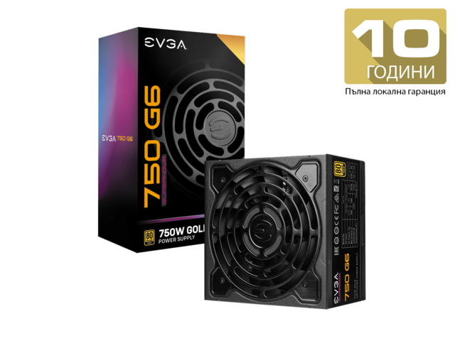 Захранвания за компютри EVGA SuperNOVA 750 G6 Gold 750W