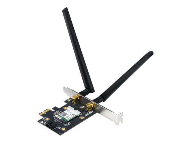 Безжични адаптери ASUS PCE-AX3000 Dual Band PCI-E WiFi 6 (802.11ax)