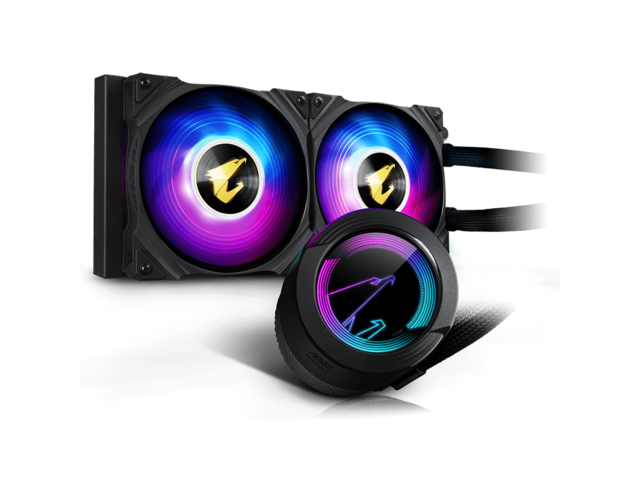 Охладители Gigabyte AORUS WATERFORCE 240 ARGB lighting display