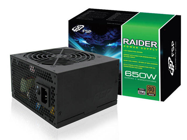 Захранвания за компютри Fortron 650W RAIDER