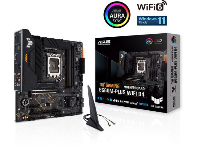Дънни платки ASUS TUF GAMING B660M-PLUS WiFi D4