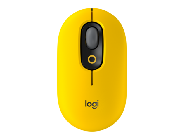 Мишки Logitech POP Mouse with emoji, BLAST YELLOW