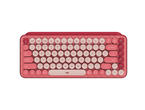 Клавиатури Logitech POP Keys Wireless Mechanical Keyboard With Emoji Keys, US, HEARTBREAKER ROSE
