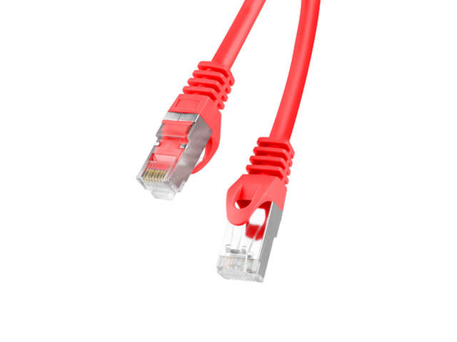 Кабели и Адаптери Пач кабел Lanberg CAT.5E FTP 5 м, червен
