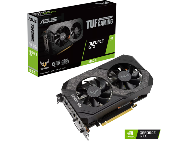 Видео карти ASUS TUF Gaming GTX 1660 Ti EVO