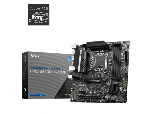 Дънни платки MSI PRO B660M-A DDR4