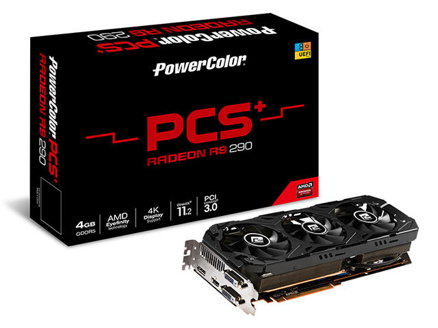 Видео карти PowerColor PCS+ R9 290