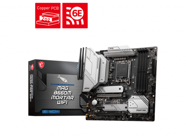 Дънни платки MSI MAG B660M MORTAR Wi-Fi