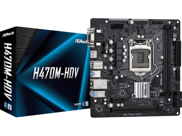 Дънни платки ASRock H470M-HDV