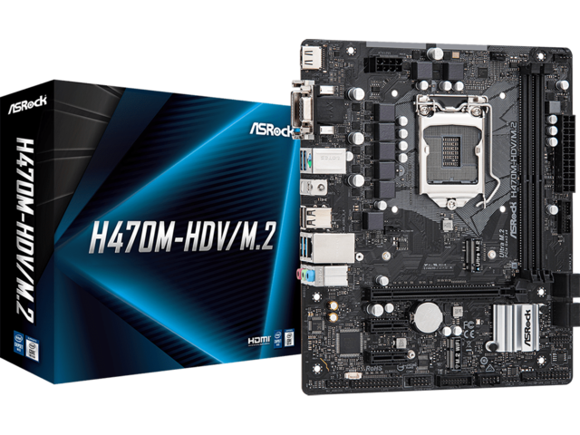 Дънни платки ASRock H470M-HDV/M.2