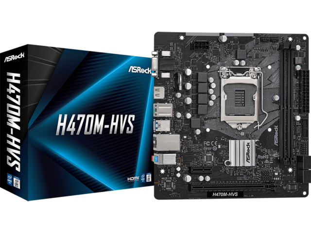 Дънни платки ASRock H470M-HVS