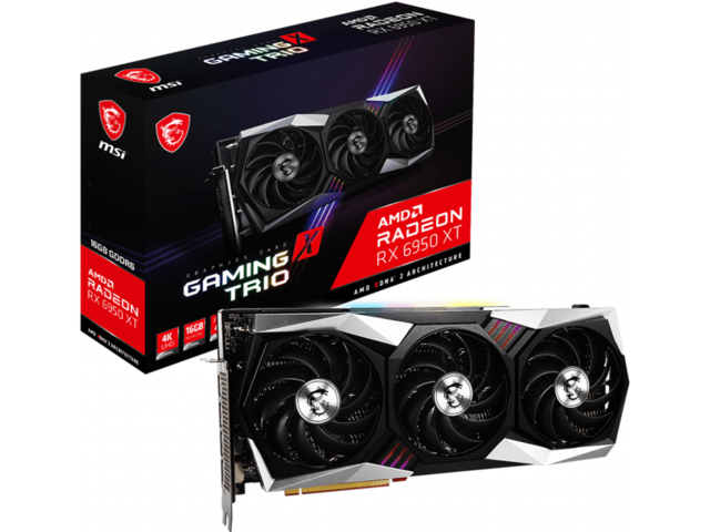 Видео карти MSI Radeon RX 6950 XT GAMING X TRIO 16G