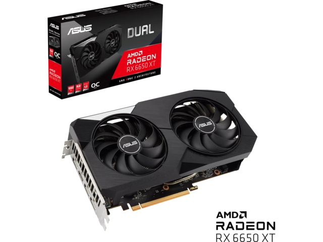 Видео карти ASUS Dual Radeon RX 6650 XT OC 8GB