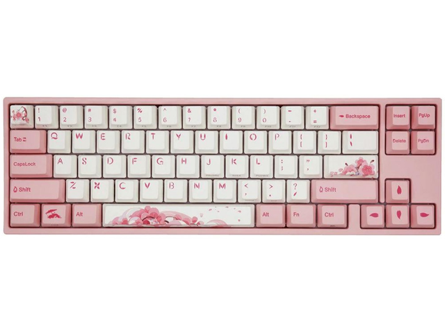 Клавиатури Ducky x Varmilo Miya Sakura V2 65, Cherry MX Red суичове