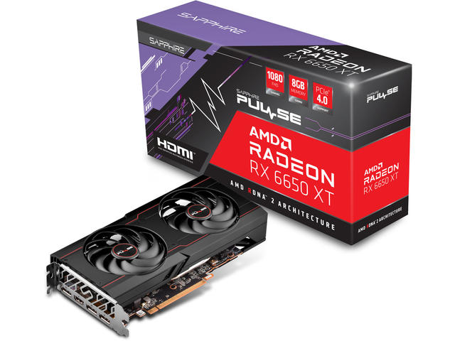 Видео карти Sapphire PULSE Radeon RX 6650 XT 8GB
