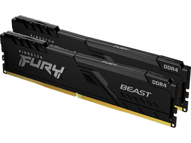 Оперативна памет 64GB (2x32GB) DDR4 3200 MT/s Kingston FURY BEAST Black Kit